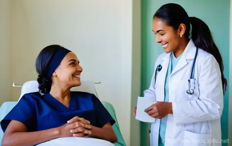 간호사의 해외 인턴십 성공 사례 - **Culturally Competent Care in a Global Setting**
    A female nurse, appearing to be in her late 20...